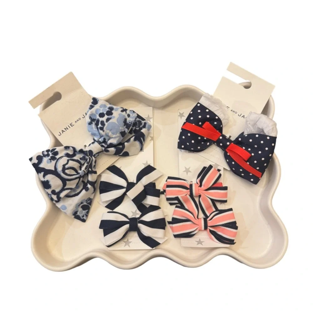 Janie and Jack Baby OS Bows - Set of 4